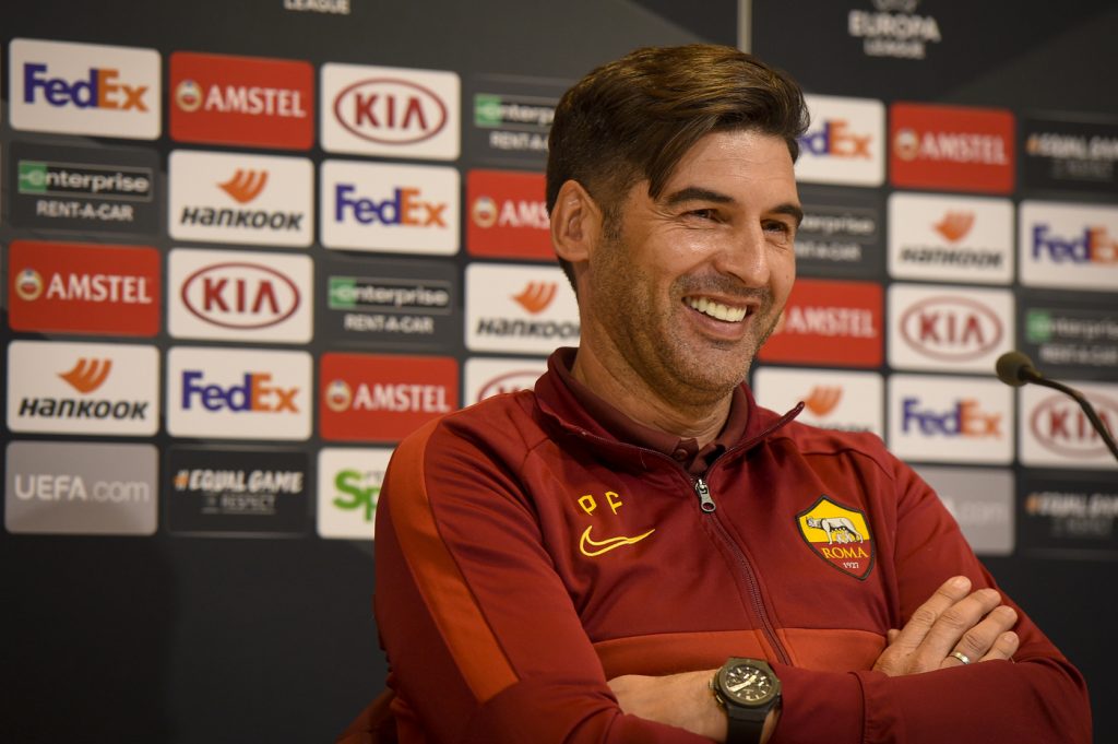 fonseca Conferenza stampa di presentazione del match di Europa League tra Gent e Roma