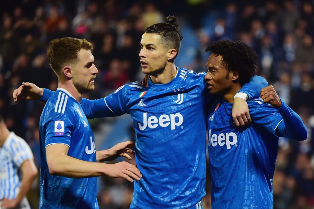 ronaldo ramsey cuadrado SPAL v Juventus - Serie A