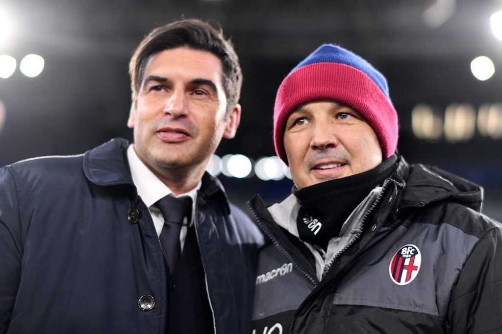fonseca mihajlovic Roma vs Bologna - Serie A TIM 2019/2020