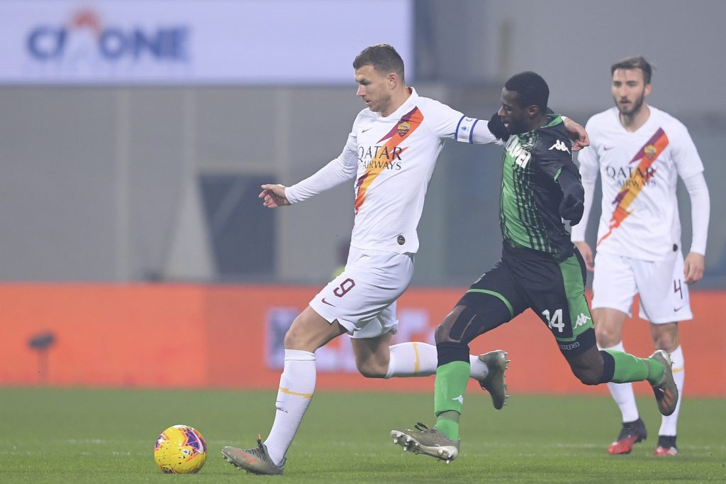 dzeko obiang Sassuolo vs Roma - Serie A TIM 2019/2020