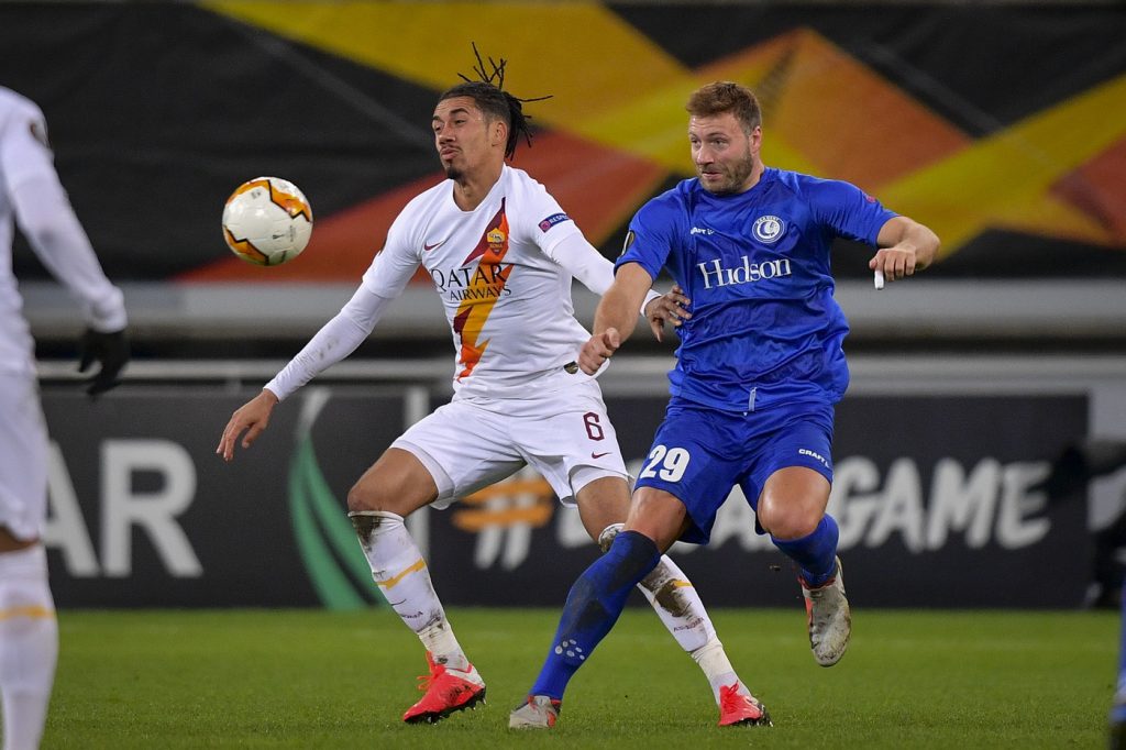 Smalling Gent vs Roma - Uefa Europa League 2019/2020