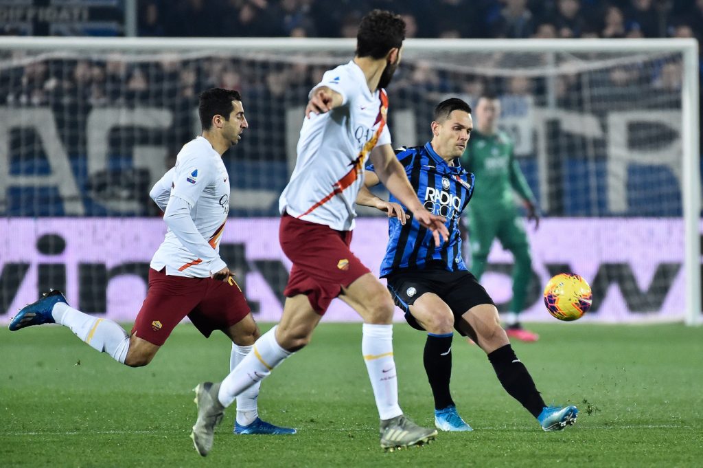 toloi fazio mkhitaryan Atalanta vs Roma - Serie A TIM 2019/2020