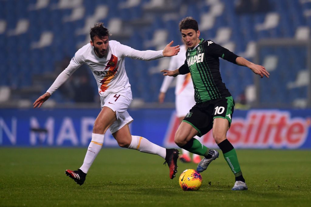 cristante djuricic US Sassuolo v AS Roma - Serie A