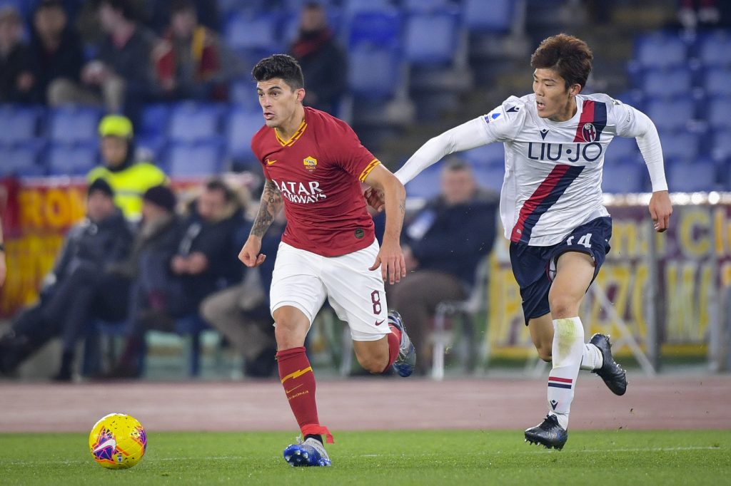perotti tomiyasu Roma vs Bologna - Serie A TIM 2019/2020