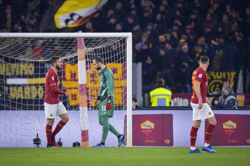 pau lopez cristante dzeko Roma vs Bologna - Serie A TIM 2019/2020