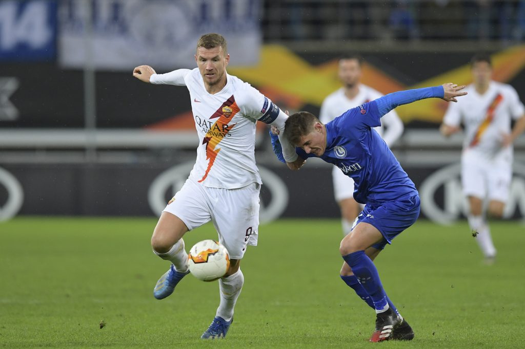 Dzeko Gent vs Roma - Uefa Europa League 2019/2020