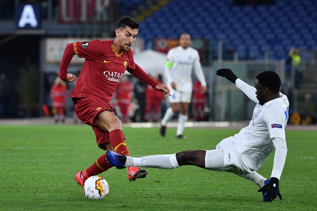 pellegrini Roma vs Gent - UEFA Europa League 2019/2020