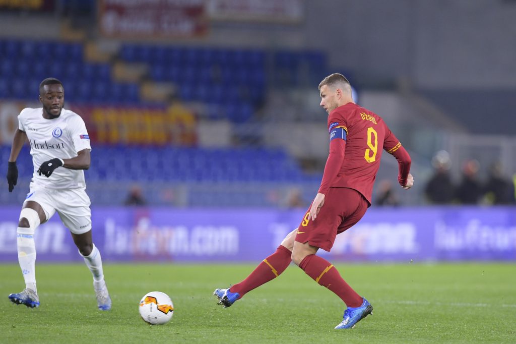 dzeko Roma vs Gent - UEFA Europa League 2019/2020