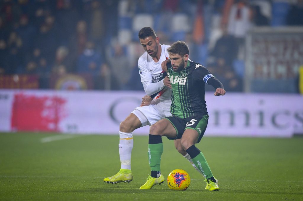 spinazzola berardi Sassuolo vs Roma - Serie A TIM 2019/2020