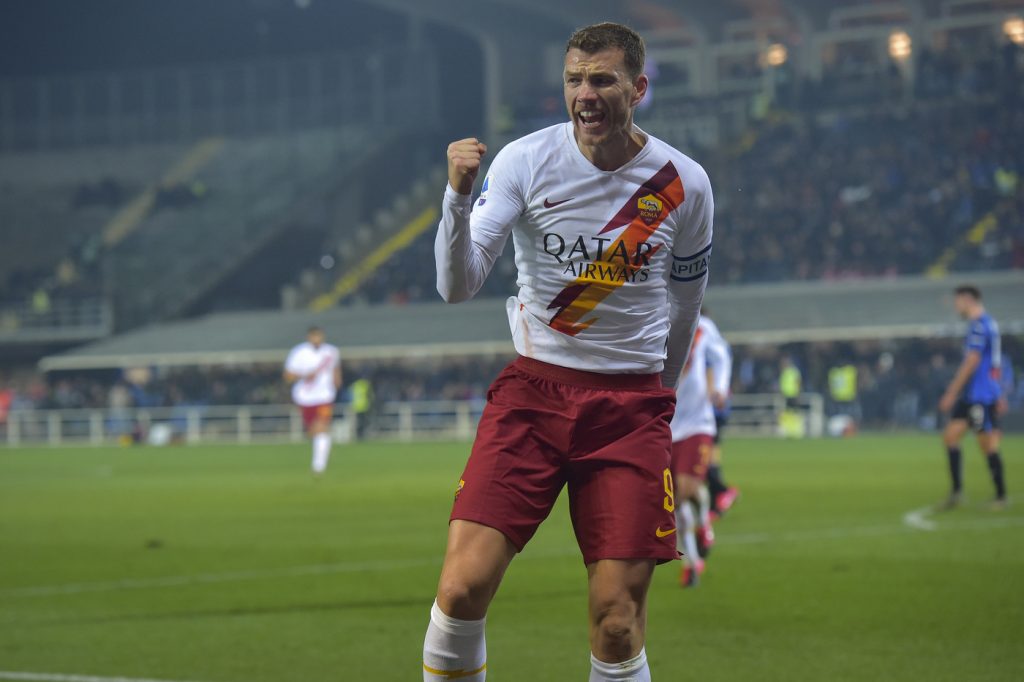 dzeko Atalanta vs Roma - Serie A TIM 2019/2020