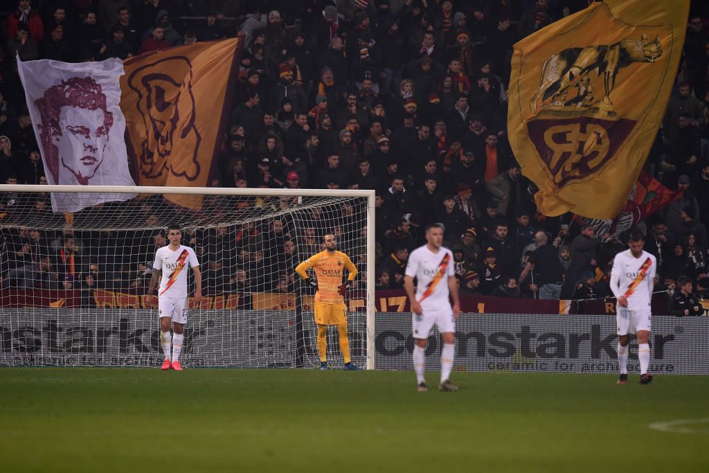 delusione pau lopez veretout peres mancini US Sassuolo v AS Roma - Serie A