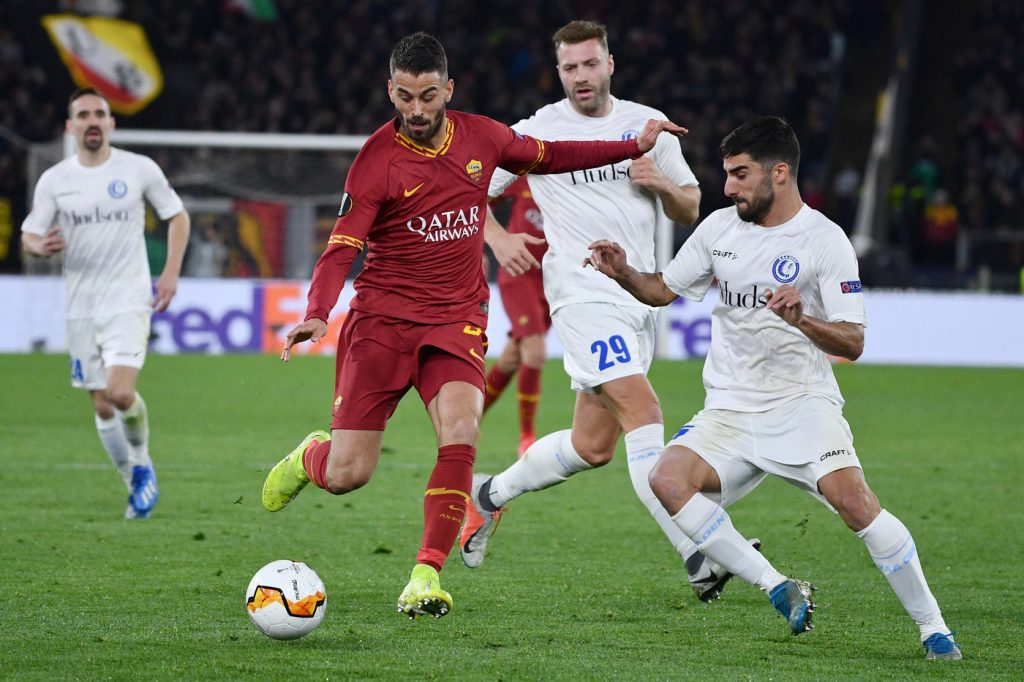 spinazzola mohammadi Roma vs Gent - UEFA Europa League 2019/2020