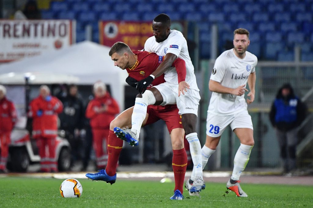 dzeko owusu Roma vs Gent - UEFA Europa League 2019/2020