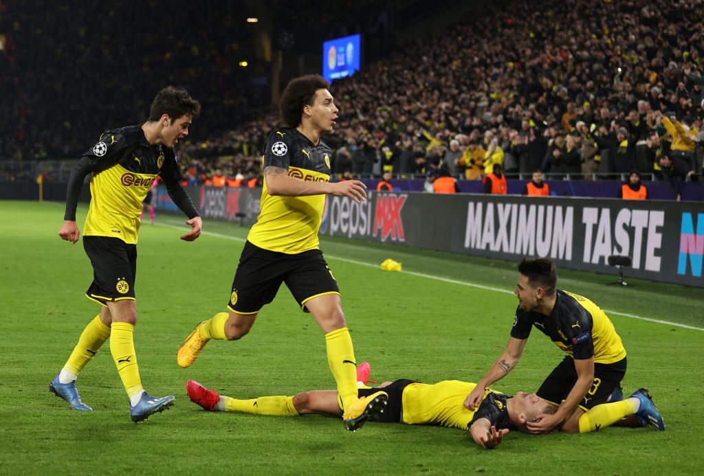 Borussia Dortmund v Paris Saint-Germain - UEFA Champions League Round of 16: First Leg Haaland