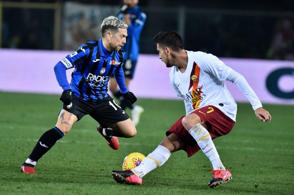 gomez pellegrini Atalanta vs Roma - Serie A TIM 2019/2020