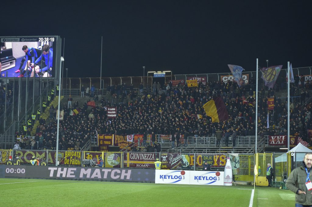 tifosi curva sud Atalanta vs Roma - Serie A TIM 2019/2020