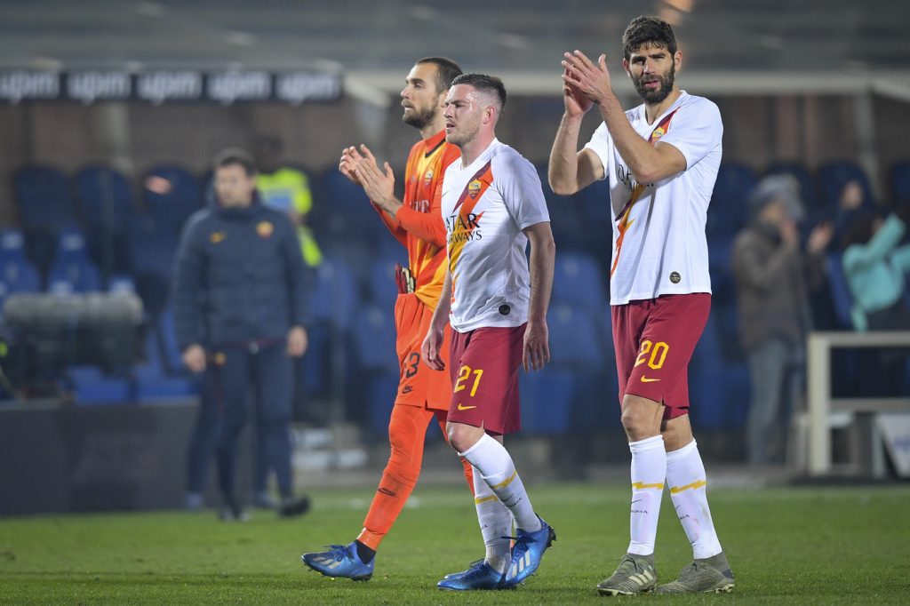 fazio veretout pau lopez Atalanta vs Roma - Serie A TIM 2019/2020