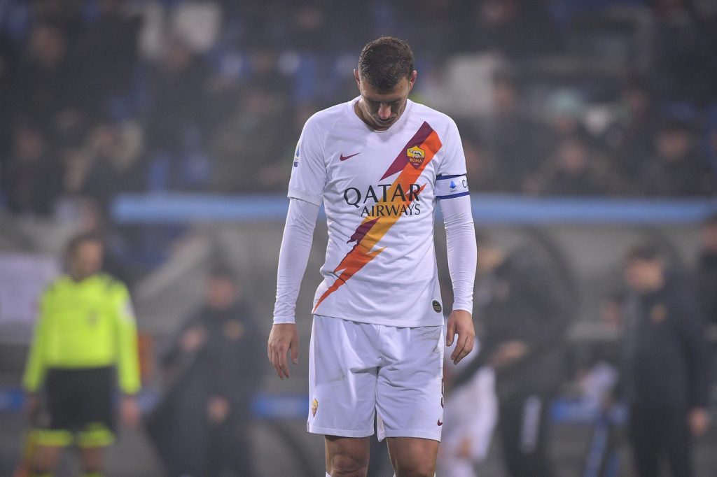 dzeko Sassuolo vs Roma - Serie A TIM 2019/2020
