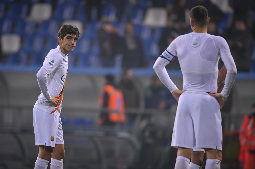 villar dzeko Sassuolo vs Roma - Serie A TIM 2019/2020
