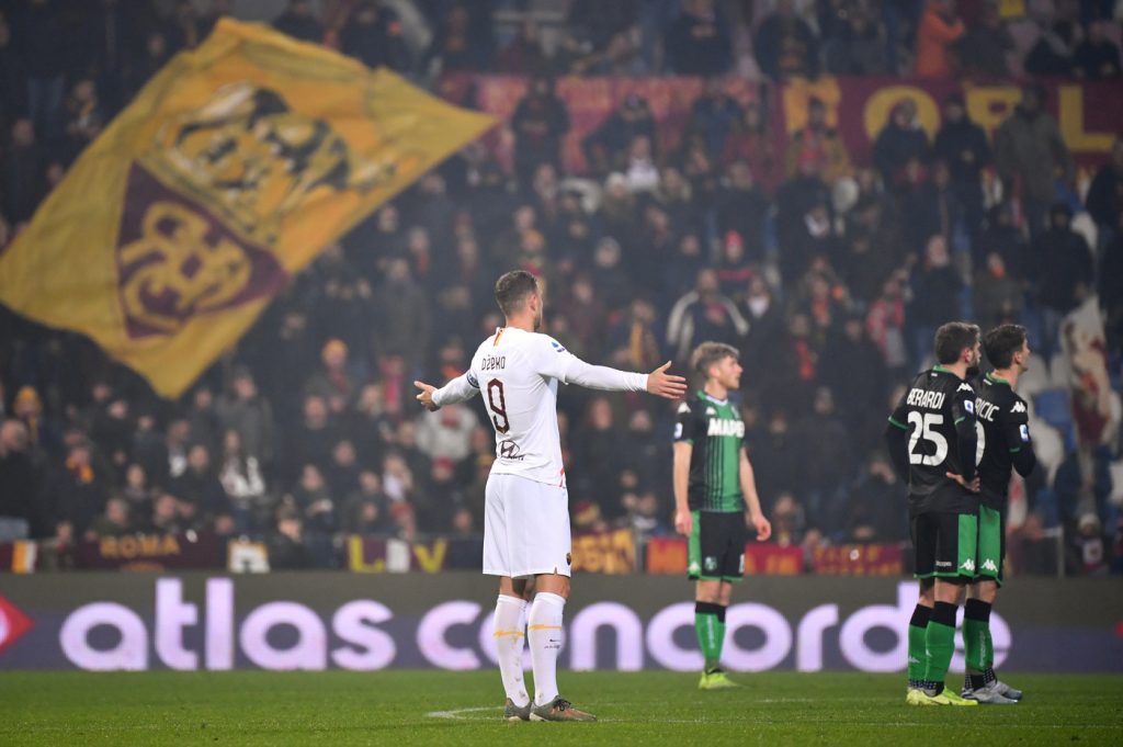 dzeko Sassuolo vs Roma - Serie A TIM 2019/2020