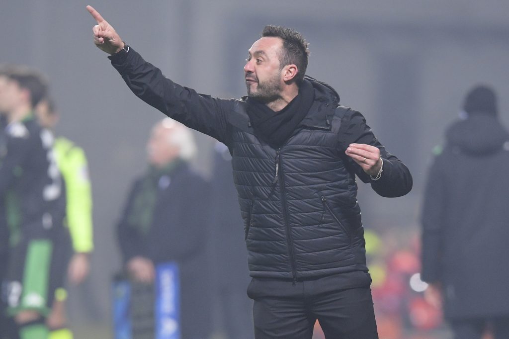 de zerbi Sassuolo vs Roma - Serie A TIM 2019/2020