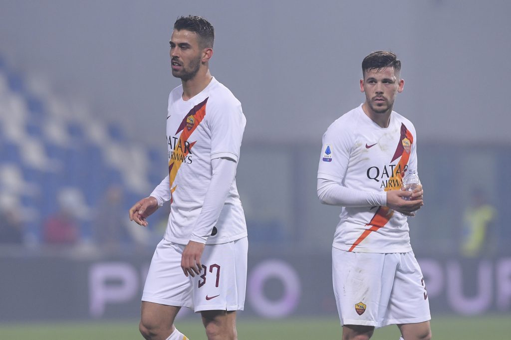 spinazzola carles perez Sassuolo vs Roma - Serie A TIM 2019/2020