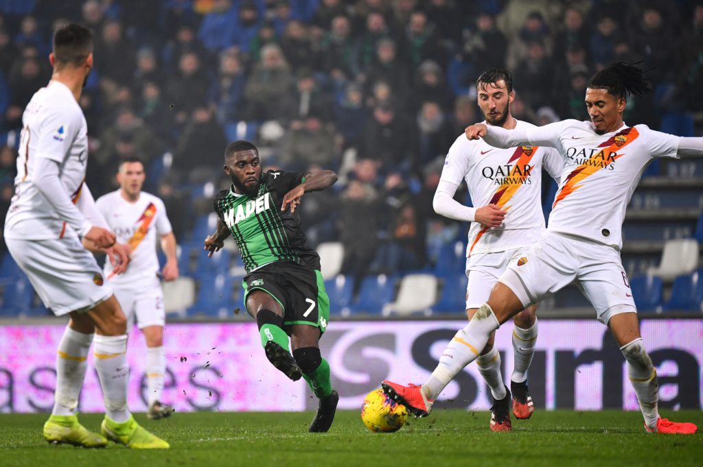 boga smalling Sassuolo vs Roma - Serie A TIM 2019/2020