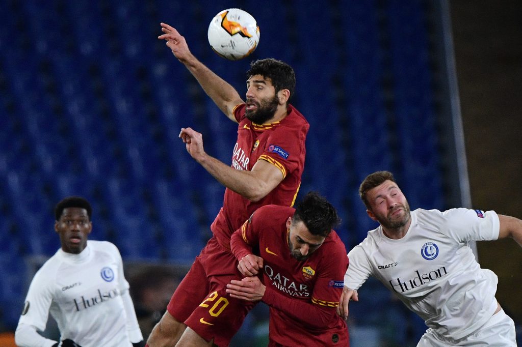 fazio cristante Roma vs Gent - UEFA Europa League 2019/2020