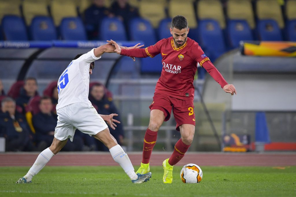 spinazzola Roma vs Gent - UEFA Europa League 2019/2020