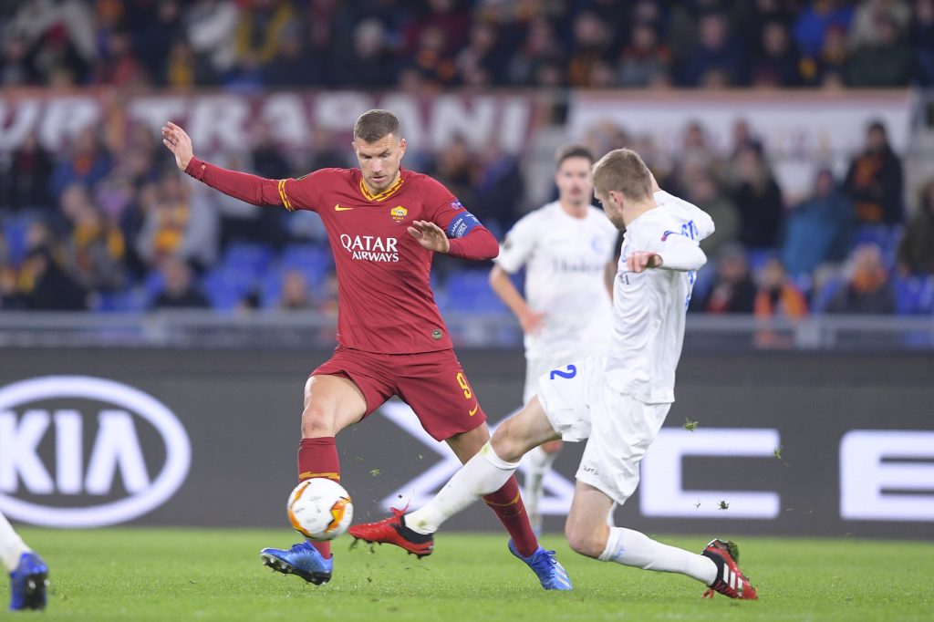 dzeko Roma vs Gent - UEFA Europa League 2019/2020