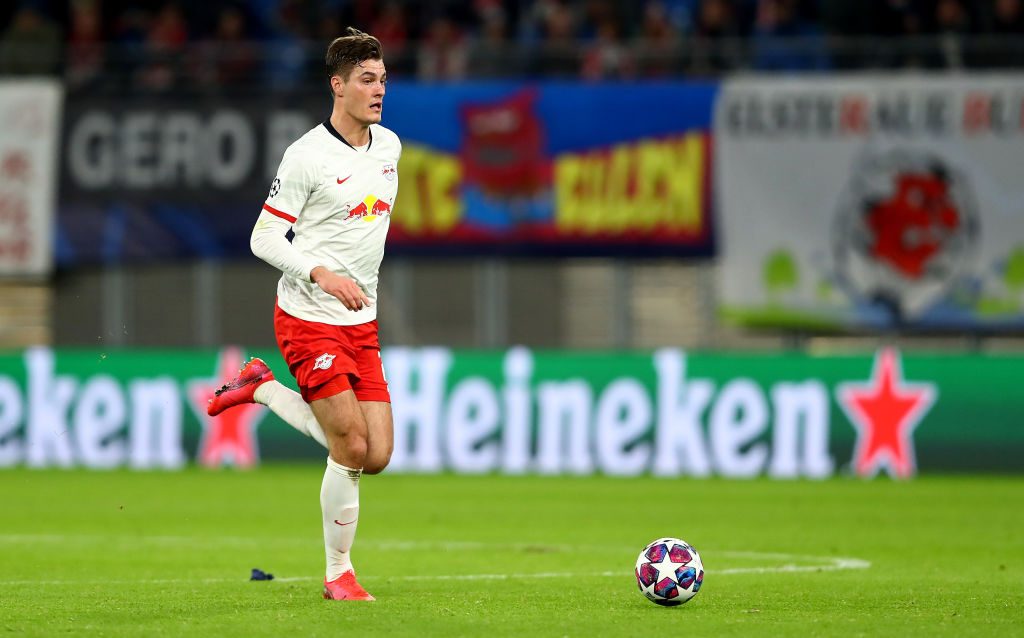 schick RB Leipzig v Tottenham Hotspur - UEFA Champions League Round of 16: Second Leg
