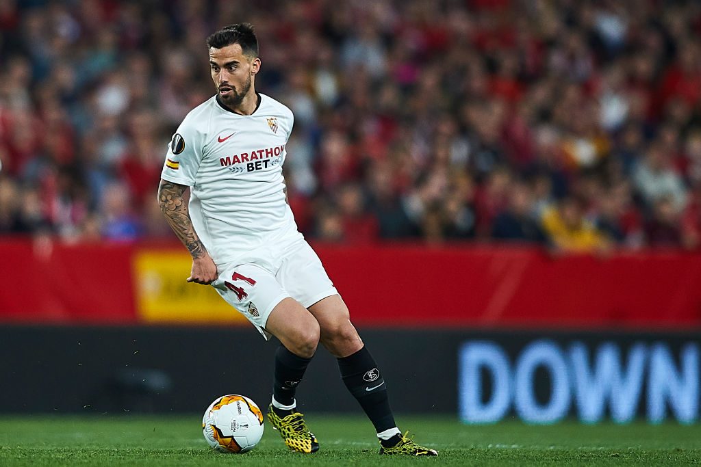 suso siviglia Sevilla FC v CFR Cluj - UEFA Europa League Round of 32: Second Leg