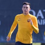 Ibanez AS Roma, sessione di allenamento a Trigoria