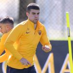 Mancini AS Roma, sessione di allenamento a Trigoria