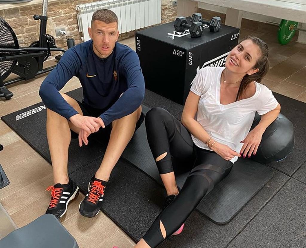 edin dzeko amra allenamento