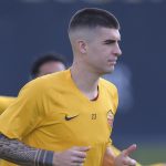 mancini AS Roma, sessione di allenamento a TrigoriaAS Roma, sessione di allenamento a Trigoria