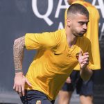 AS Roma, sessione di allenamento a TrigoriaAS Roma, sessione di allenamento a Trigoria spinazzola