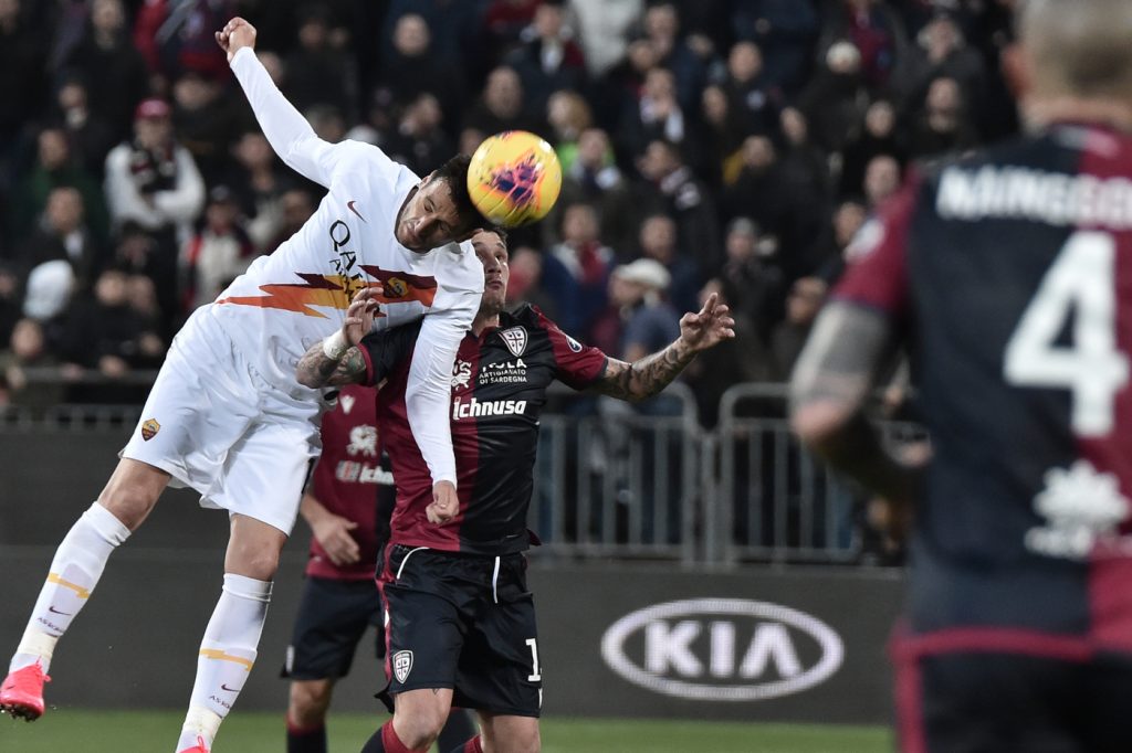 Kalinic Cagliari vs Roma - Serie A TIM 2019/2020