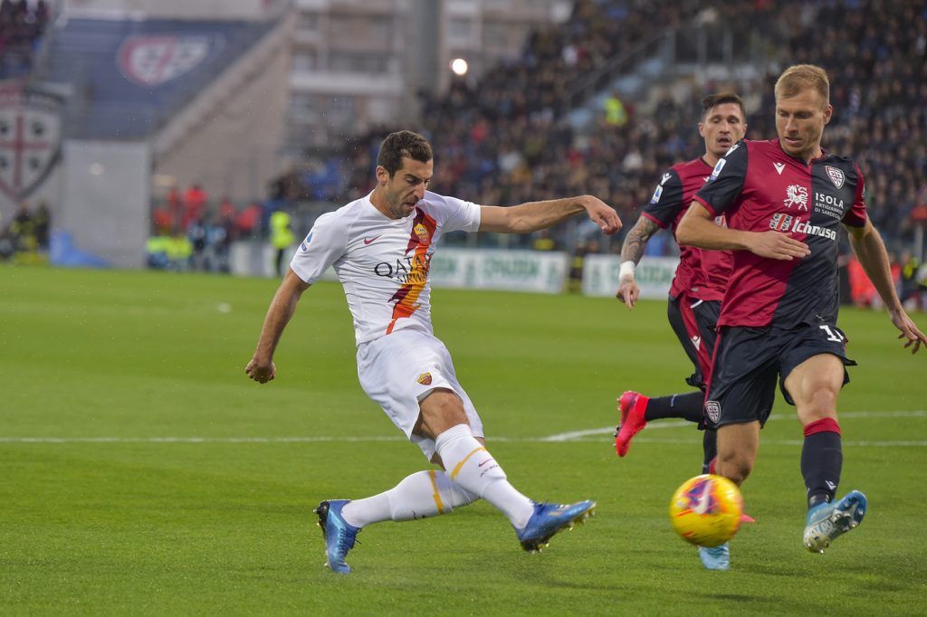 Mkhitaryan Cagliari vs Roma - Serie A TIM 2019/2020