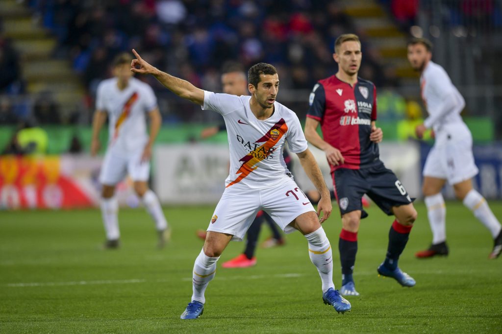 Mkhitaryan Cagliari vs Roma - Serie A TIM 2019/2020