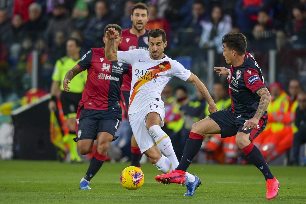 Mkhitaryan Cagliari vs Roma - Serie A TIM 2019/2020