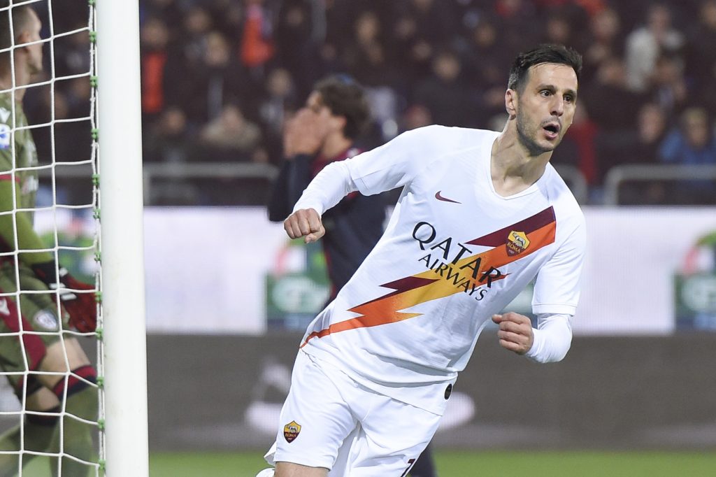 Kalinic Cagliari vs Roma - Serie A TIM 2019/2020