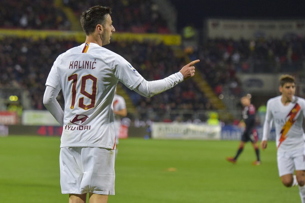 Kalinic Cagliari vs Roma - Serie A TIM 2019/2020