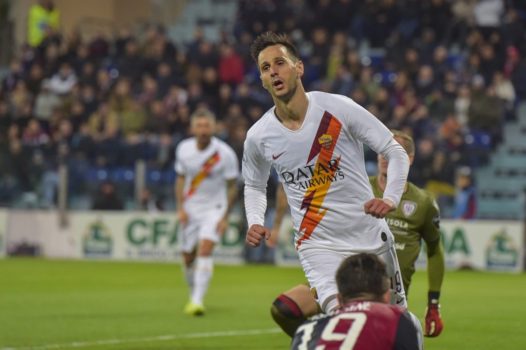 Kalinic Cagliari vs Roma - Serie A TIM 2019/2020