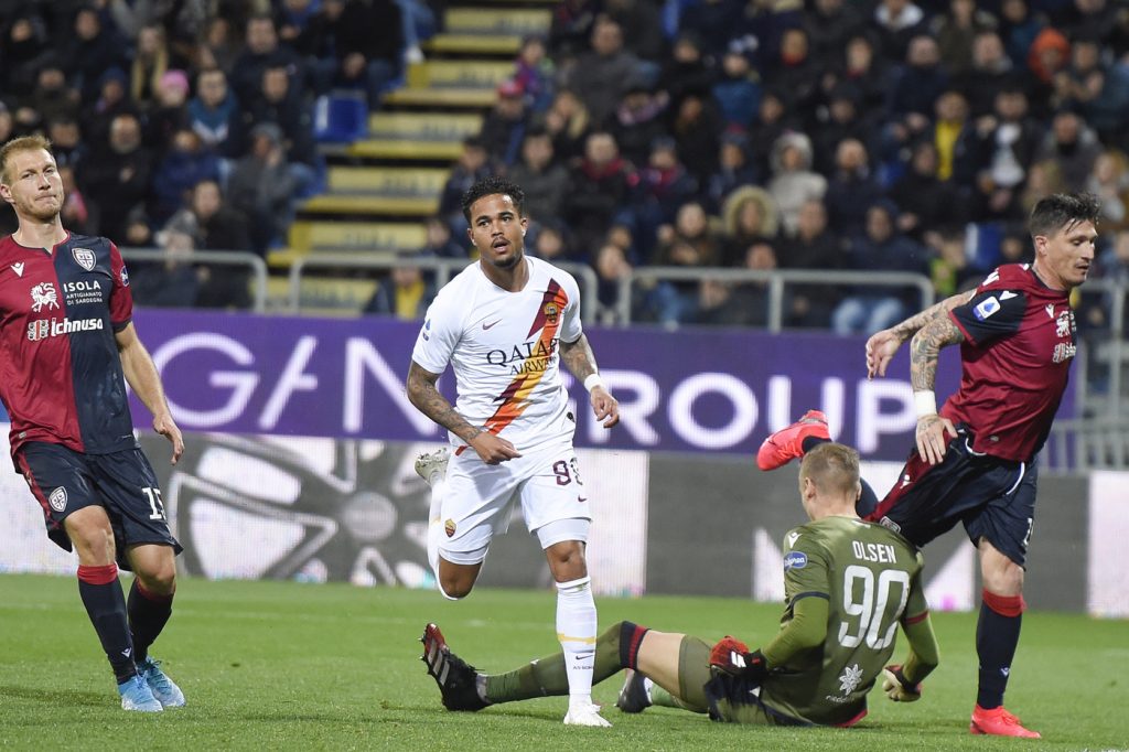 Kluivert Cagliari vs Roma - Serie A TIM 2019/2020