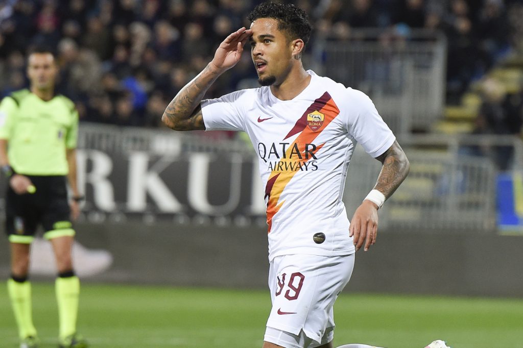 Kluivert Cagliari Roma