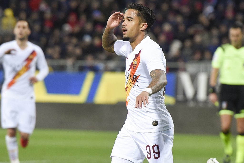 Kluivert Cagliari Roma