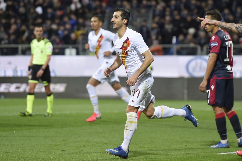 Mkhitaryan Cagliari vs Roma - Serie A TIM 2019/2020