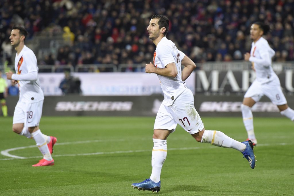 Mkhitaryan Cagliari Roma