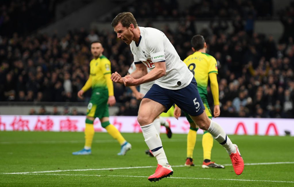 vertonghen Tottenham Hotspur v Norwich City - FA Cup Fifth Round